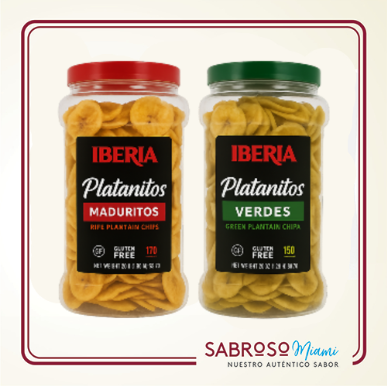 Combo Iberia Platanitos Maduros y Patanitos Verdes
