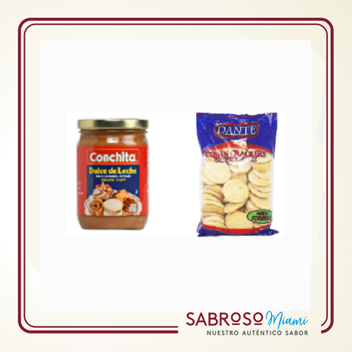 Combo de Dulce de Leche y Galletas Cubanas 23oz