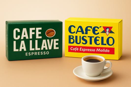 Combo Cafe la Llave y Cafe Bustelo 20oz